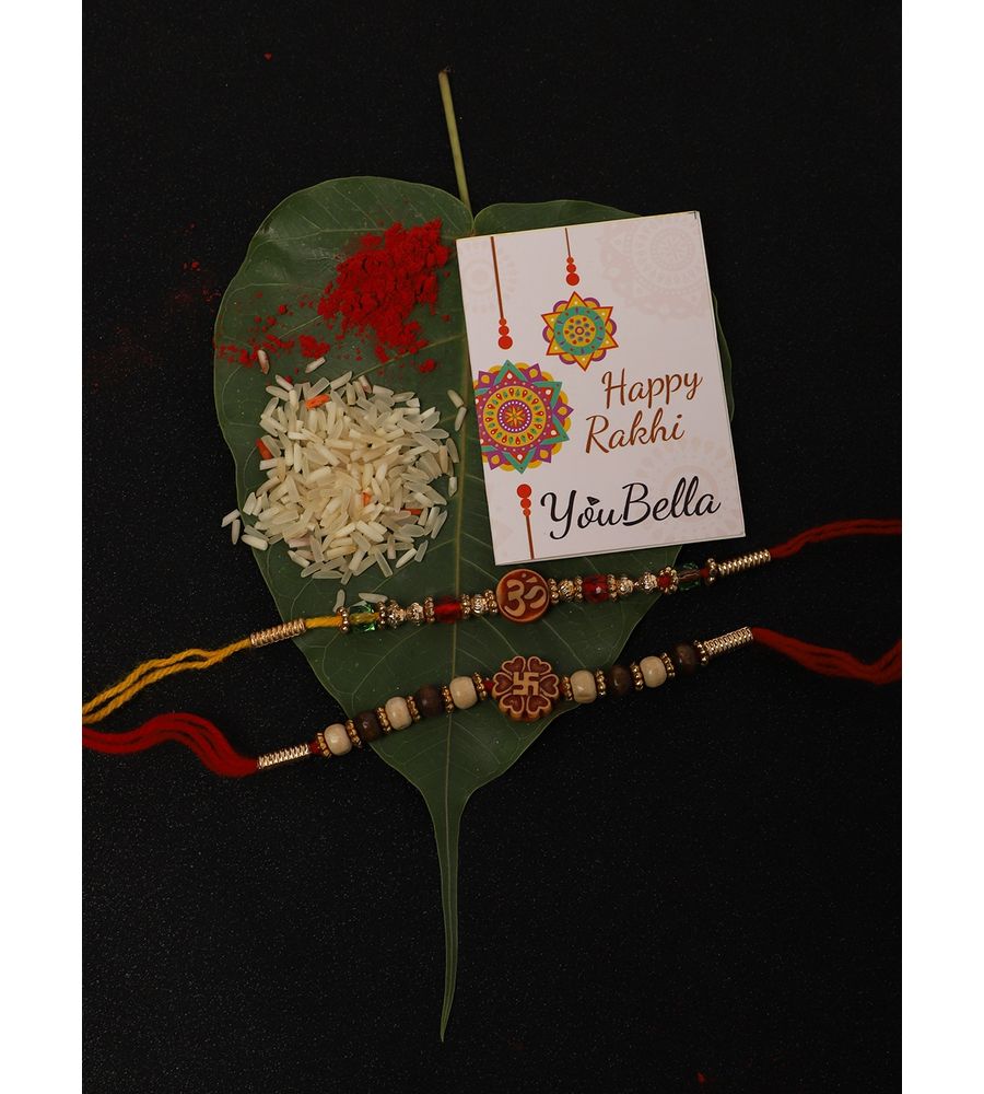 YouBella Rakhi Combo for Brother , Rakhi for Bhaiyya/Bhai (Style 1)